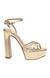 Diamante Gold Heel Sandals