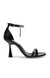 La Bomba Black Heel Sandals