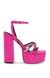 Reassure Pink Heel Sandals