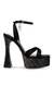 Lockout Black Heel Sandals