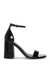 Sstar Black Heel Sandals