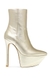 Off-Duty Gold Boots