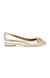 Gracyn Gold Closed Flats & Ballerinas