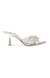 Luxecity-F Silver Heel Sandals