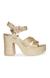 Carisma Gold Heel Sandals