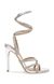 Nostalgia Silver Heel Sandals