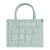 Bniko Quilted Frosty Green Satchel