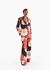 Floral Print Cotton Embroidered Power Shoulder Jacket & Printed Hibiscus Carnation Pant