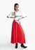 Jungle 3D Pleated Skirt