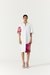 Pansy White Polo Dress