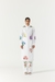 White Botanical Kurta