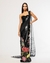 Pre Draped Saree With Sequin Embroidery