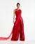 Red Sequin Saree