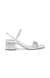 At-Ease Silver Heel Sandals