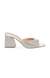 Glowing-R Silver Heel Sandals