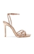 Slayed Rose Gold Heel Sandals