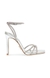 Slayed Silver Heel Sandals