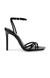 Slayed Black Heel Sandals
