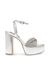 Kash Silver Heel Sandals