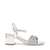 Ismeria Silver Heel Sandals