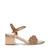 Ismeria Brown Heel Sandals