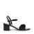 Ismeria Black Heel Sandals