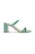 Ziya-R Green Heel Sandals