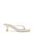 Brinnie White Heel Sandals