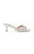 Aitana Silver Heel Sandals