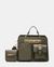 Bevelyn-U Olive Crossbody
