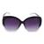 STEVE MADDEN | X17470 Black Gradient To Crystal Clear Sunglasses