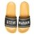 SM-1594 GREY/RETRO GOLD POOL SLIDERS