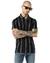 Striped Regular Fit Polo T-Shirt with Brand Accents