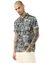 Italian Travel Stamp Printed Cotton Regular Fit Polo Tshirt