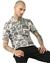Italian Travel Stamp Printed Cotton Regular Fit Polo Tshirt