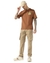 Classic Khaki Straight-Fit Cargo Trousers