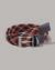 Elastic Braided Multicolour Belt with Buckle Closure