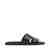 Leon-R Black Leather Sandals & Flip Flops