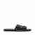 Grayson-R Black Leather Sandals & Flip Flops
