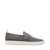 Hannson-R Grey Suede Driver Loafers
