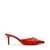 Hiatus Red Crinkle Patent Pumps