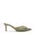 Hiatus Sage Crinkle Patent Pumps