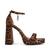 VERONIKA Leopard Satin Heel Sandals