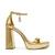 VERONIKA Gold Heel Sandals