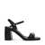 Labella Black  Heel Sandals