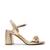 Labella Gold  Heel Sandals