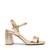 Layney Gold  Heel Sandals
