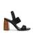 Maizie Black  Heel Sandals