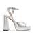 Zinfandel Silver Heels Sandals
