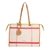 Bmarni Navy-Tan Multi Tote